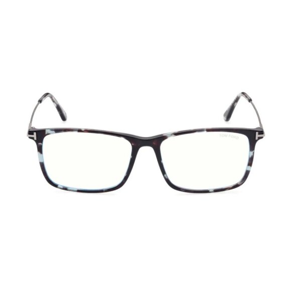 NEW TOM FORD EYEGLASSES DARK HAVANA MEN SQUARE EYEWEAR - Picture 2 of 3
